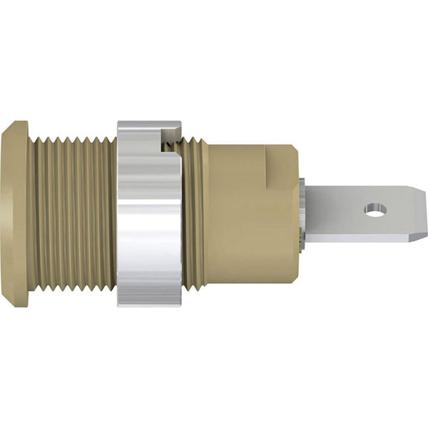 Stäubli 497046-27 SLB4-F63/N-X safety jack socket brown Ø 4mm insu...
