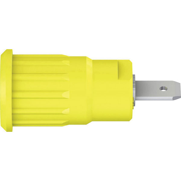 Stäubli 497079-20 SEB4-F/N safety jack socket gr/yel 4mm rigid 1pc