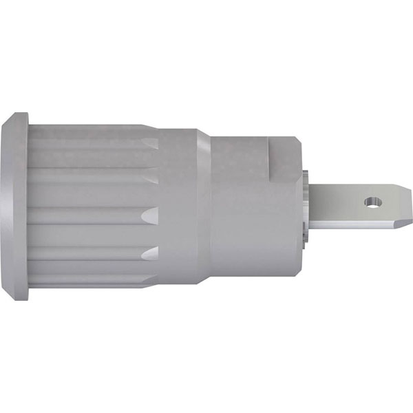 Stäubli 497079-28 SEB4-F/N safety jack socket built-in grey insula...