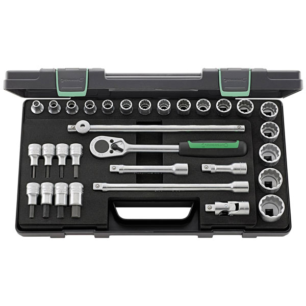 Stahlwille 50/54/25/6 KN Bit set Metric 1/2" (12.5 mm) 31-piece 96...