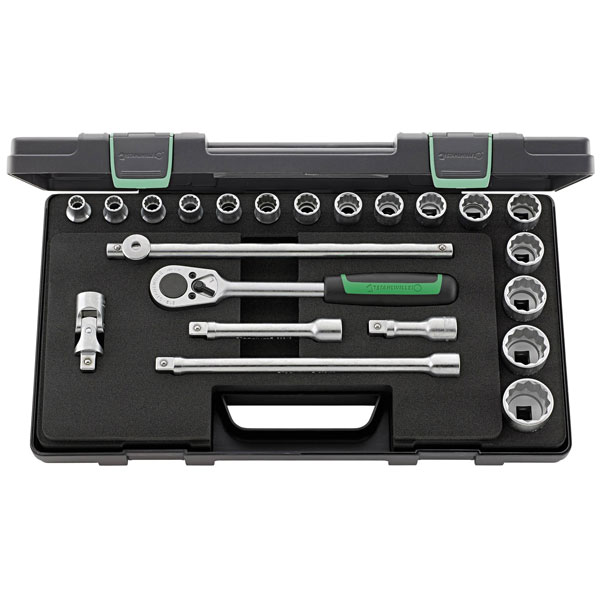 Stahlwille 50/16/6 KN Bit set 1/2" (12.5 mm) 22-piece 96031447