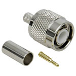 TruComponents 604040 TNC connector Plug, right angle 50 Ω