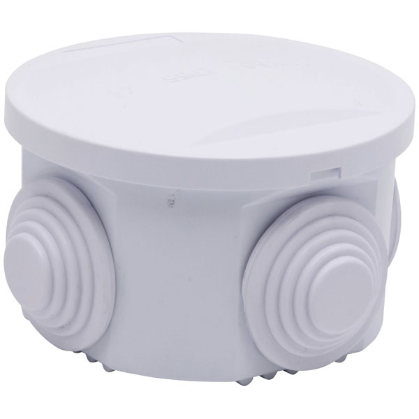 TruComponents 308016 80x50 Junction Box ABS plastic White