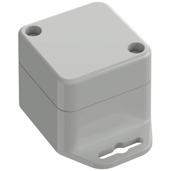 TruComponents 308042 Flanged box Polycarbonate (PC) Light grey