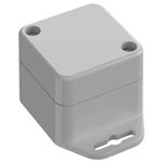 TruComponents 604051 Flanged box Polycarbonate (PC) Light grey