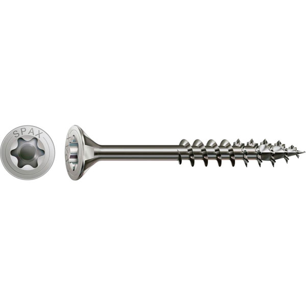 SPAX 0197000350353 Universal Screw 3.5 x 35mm T-Star + Stainless S...