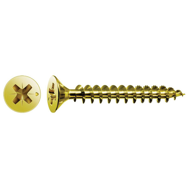 SPAX 1081020200105 Universal Screw 2 x 10 x Pozidriv Steel YELLOX ...