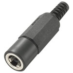TruComponents 201186 Low power Plug, straight 4 mm 1.35 mm