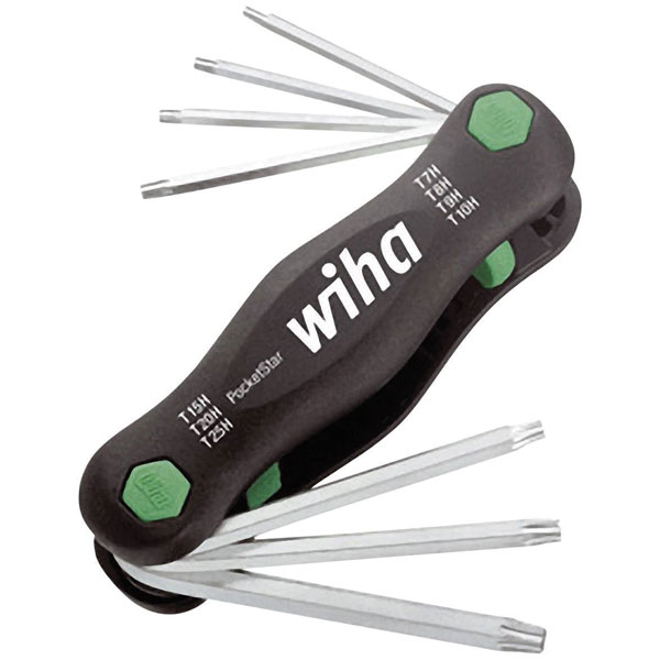 Wiha 25128 363TRP7 PocketStar Multitool TORX® Tamper Resistant (wi...