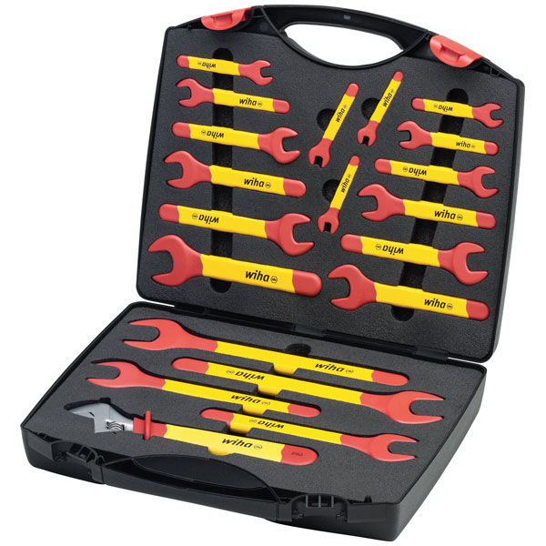 Wiha 43022 5590NT20 Single open-end spanner set, insulated 6-32 mm...