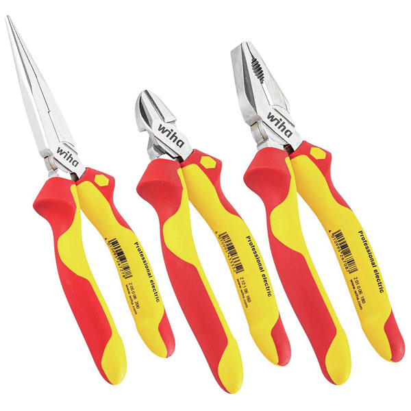 Wiha 26852 Z 99 0 06 001 Professional electric Pliers Set 3pc