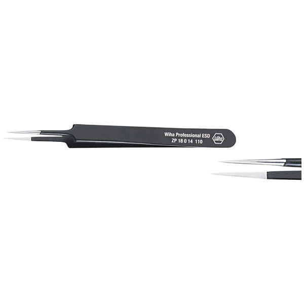 Wiha 32344 ZP 50 0 14 117 mm Professional ESD Tweezers