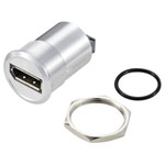 TruComponents 605256 Display Port 1.2 Panel Adapter Silver