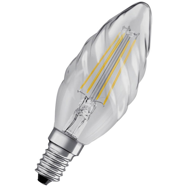 OSRAM 4058075436565 LED Retrofit CLASSIC BW 2.5W 827 Clear E14 Bulb