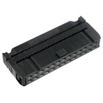 TruComponents 191605 Pin connector + strain relief Pitch:2.54mm,pins: 16 2 Rows