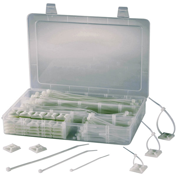 TruComponents 40287 Cable tie 100x2.5,155x2.5,203x3.6,203x4.8 Natu...