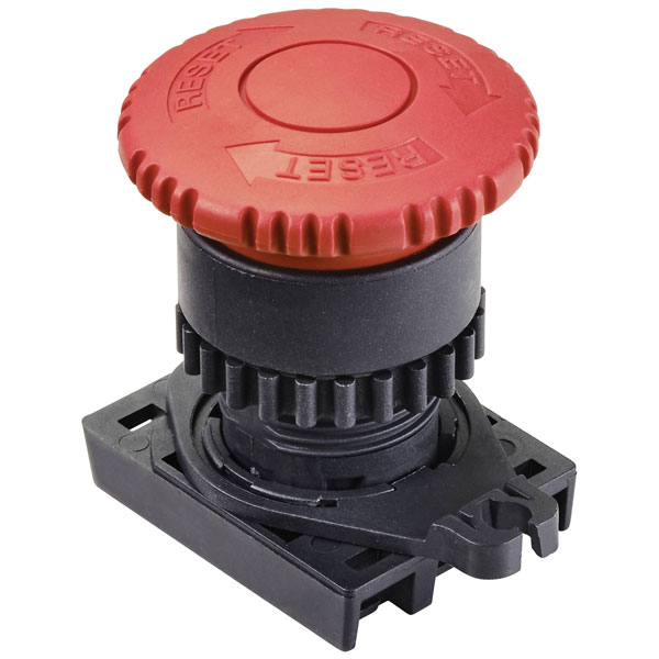 TruComponents 783069 EPO Switch, Surface, SPST, Non-illum., Screw,...