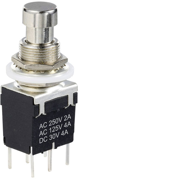 TruComponents 783078 Rotary Switch, Straight Pin, DPDT