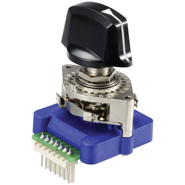 TruComponents 783083 Rotary Switch, Panel Mount, 1x30°, Non-Illum....