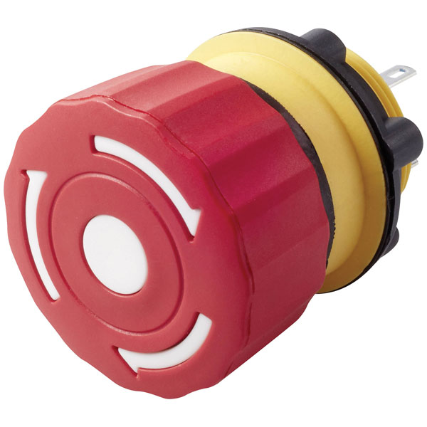 TruComponents 783091 Kill Switch, Panel, 1 NC, Illuminated, IP65, ...