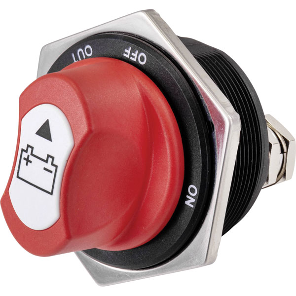 TruComponents 783092 Battery Switch Panel Mount SPST Non-illum Scr...