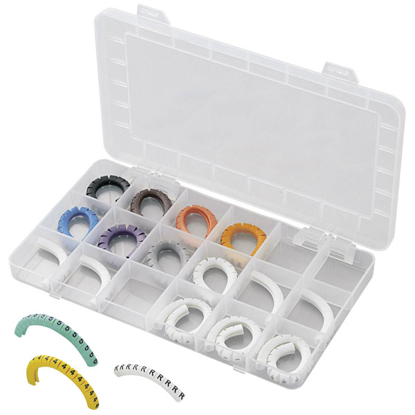 TruComponents 40977 Cable marker 0 - 9/A/E/L/N/R/S/T/-/+ OD 2-5mm ...