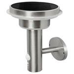 LEDVANCE 605818 Endura Style Solar Double Circle Post Sensor Blk Warm WH