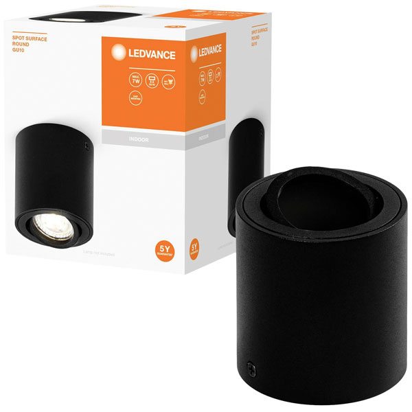 LEDVANCE 4058075758704 LED Spot Surface Square GU10 WH