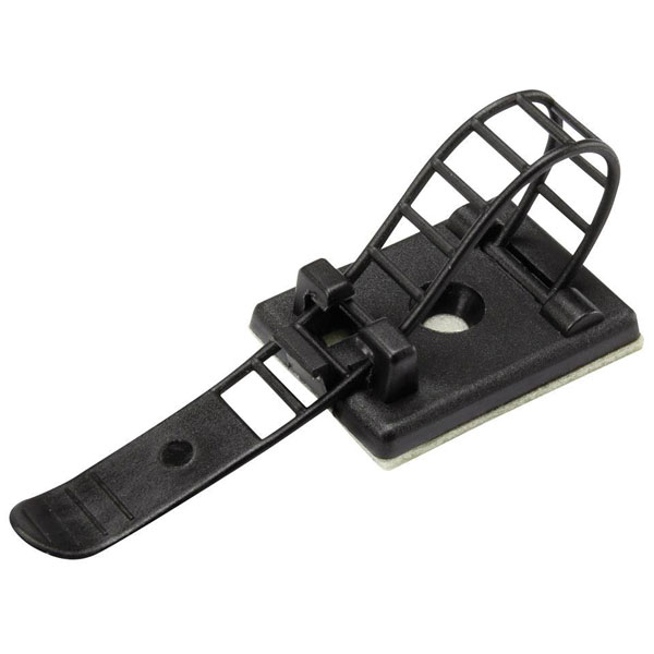 TruComponents 41043 Cable mount Adhesive/Scr fixing Ø22mm + strap ...