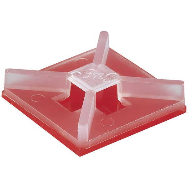 TruComponents 41069 Cable mount Self-adhesive Ø2.50-3.50mm Wh 8pcs