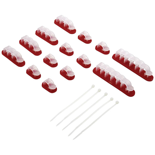 TruComponents 41179 Cable mount Self-adhesive Ø6.60mm Ecru 1pcs