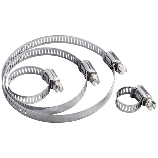 TruComponents 41209 Worm drive hose clamps Ø11-20mm Slotted hex he...