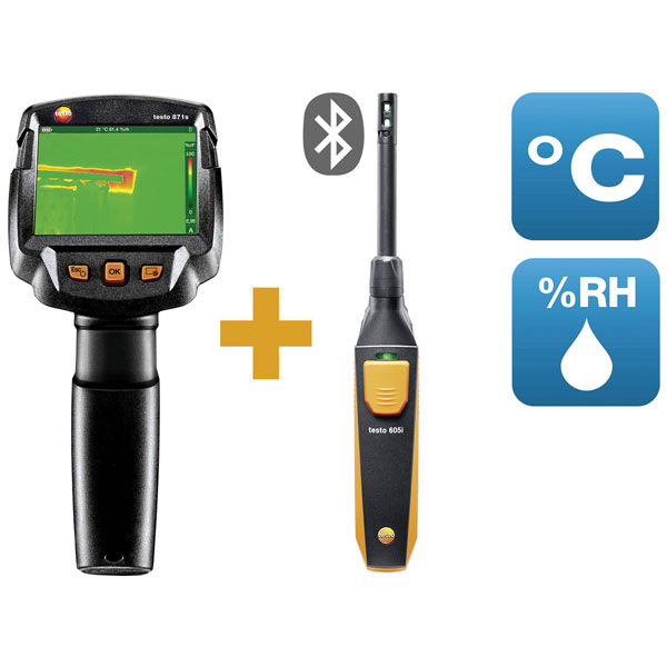 Testo 0560 8726 Baudiagnose-Set IR camera for mould detection