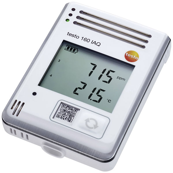 Testo 0572 2014 multi-channel data logger monitors CO2