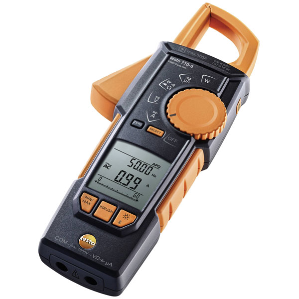 Testo 0590 7703 Clamp meter Digital CAT III 1000V, CAT IV 600V, 60...