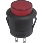 TRUCOMPONENTS 781967 Pushbutton ,Panel Mount,Off/(On),SPST-NO,Solder