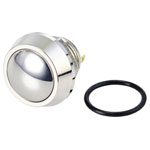 TRUCOMPONENTS 782151 Pushbutton ,Panel Mount,Off/(On),SPST,Solder,IP67