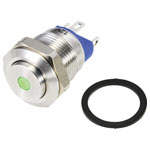 TRUCOMPONENTS 782670 Pushbutton ,Panel Mount,Off/(On),SPDT-NO,PushOn,IP67