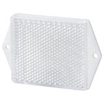 TRUCOMPONENTS 606815 Reflector White 85x55 85x55 mm 1pc