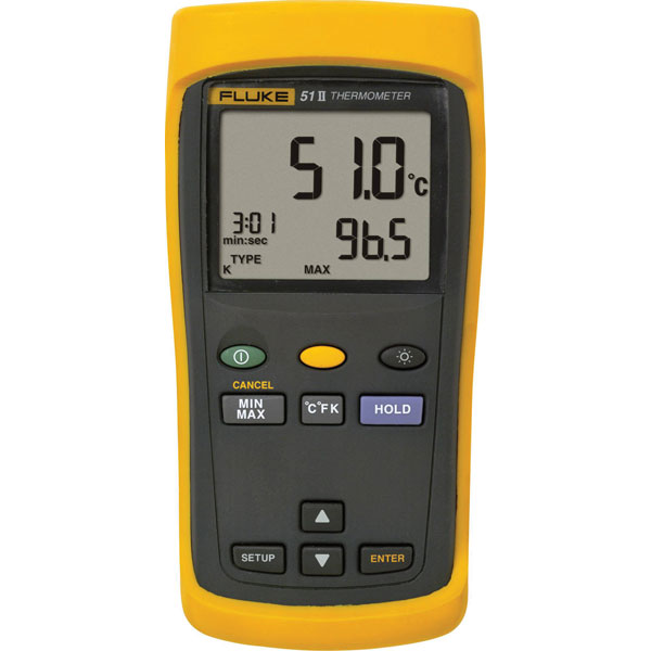 Fluke 1281142 51 II Thermometer -250 to +1372°C Sensor type J/K/T/E
