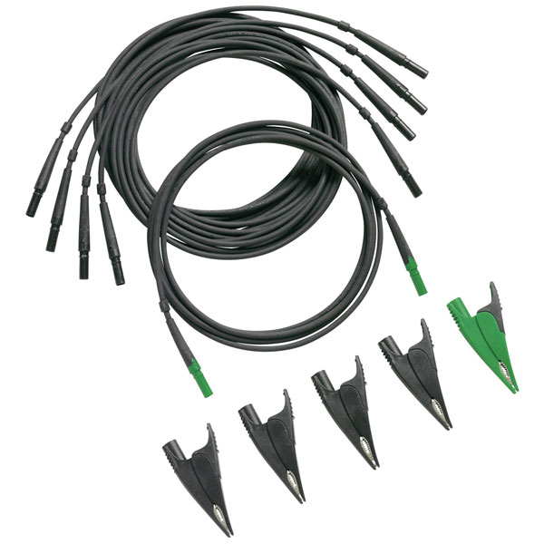 Fluke 2157713 TLS430 Safety Test Lead Banana Jack 4mm Alligator Cl...