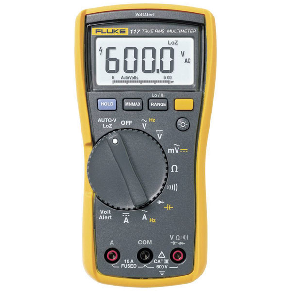 Fluke 2583647-ISO 117 Multimeter 6000 Display, Calibrated ISO, CAT...