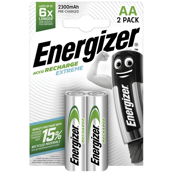 Energizer E300624400 Extreme HR03 AAA Battery Rechargeable NiMH 80...