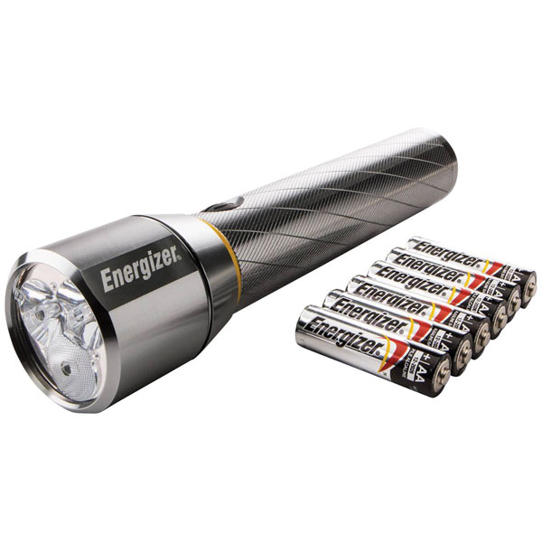 Energizer E300690600 Vision HD Metal 6 AA LED Torch Long Range 150...