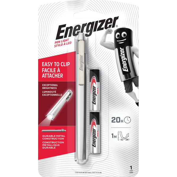 Energizer E301002400 Metal Penlight LED Penlight Battery-powered 3...