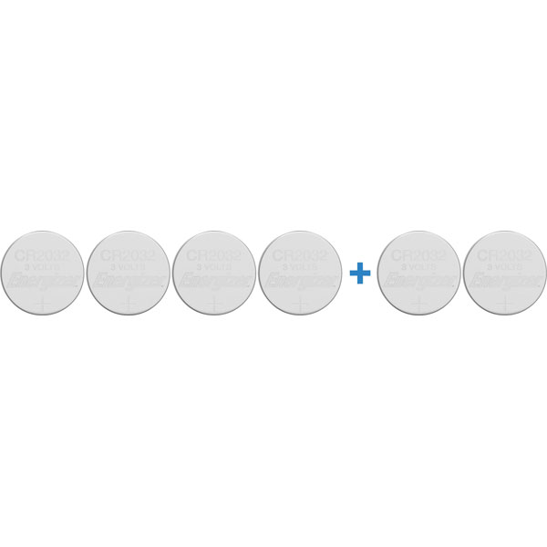 Energizer E302275000 Button Cell CR 2032 3V 6 pc(s) 240 mAh Lithiu...