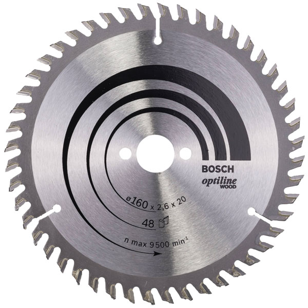 Bosch 2608640732 Optiline Wood Circular Saw Blade Precision Cuts