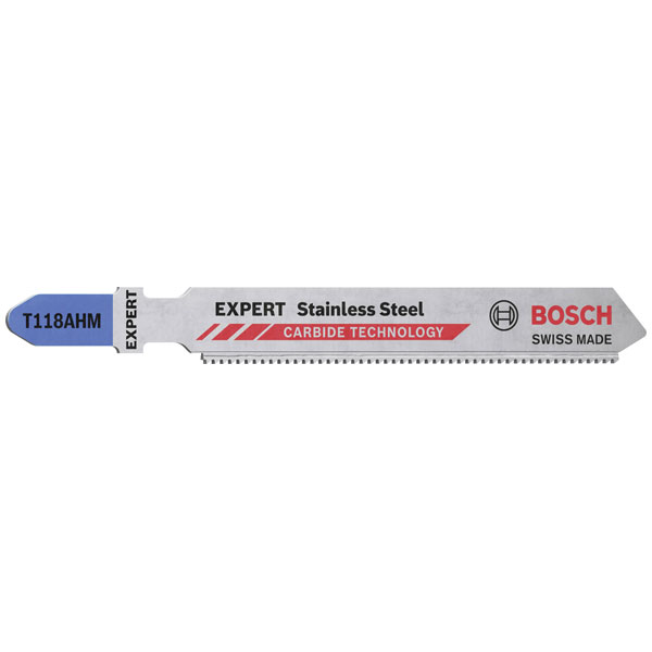 Bosch 2608900561 EXPERT Stainless Steel Jigsaw Blade 3-piece Carbi...