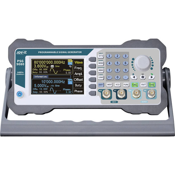 Joy-it JT-PSG9080 Signal Generator with 3 channel and various wave...