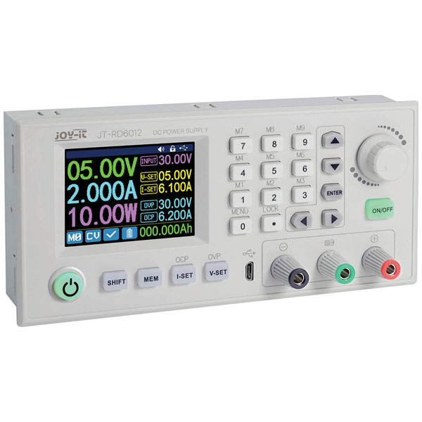 Joy-it JT-RD6012 Bench PSU adjustable 0-60V 0-12A with remote control